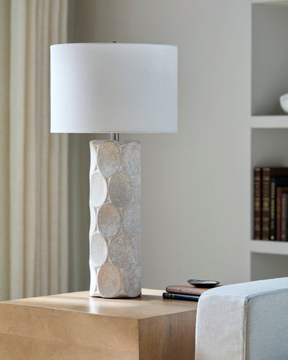 Noris Traditional Gray Table Lamp