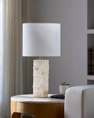 Amna Traditional Cream Table Lamp