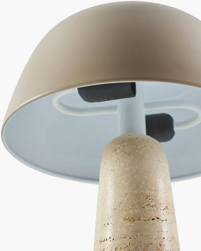 Lekeisha Modern Beige/Tan Table Lamp