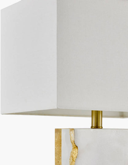Tyrel Rustic White Table Lamp