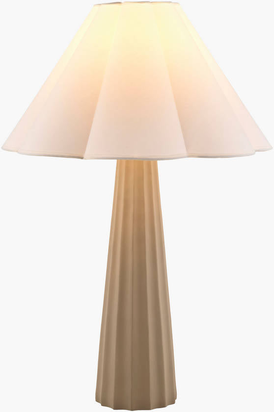 Kym Traditional Gray/White Table Lamp