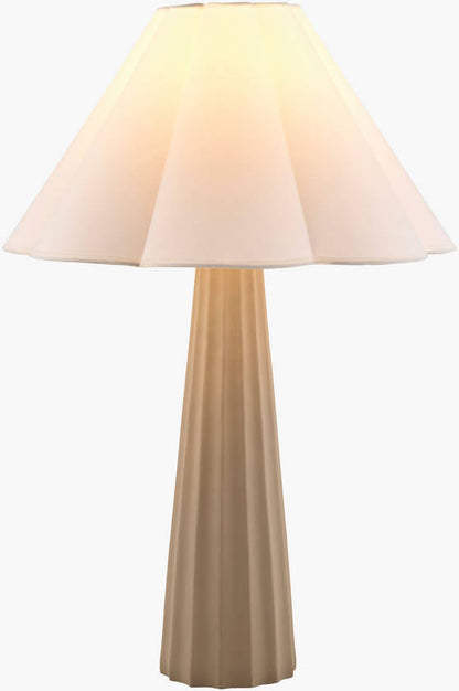 Kym Traditional Gray/White Table Lamp