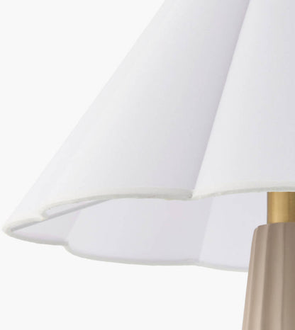 Kym Traditional Gray/White Table Lamp