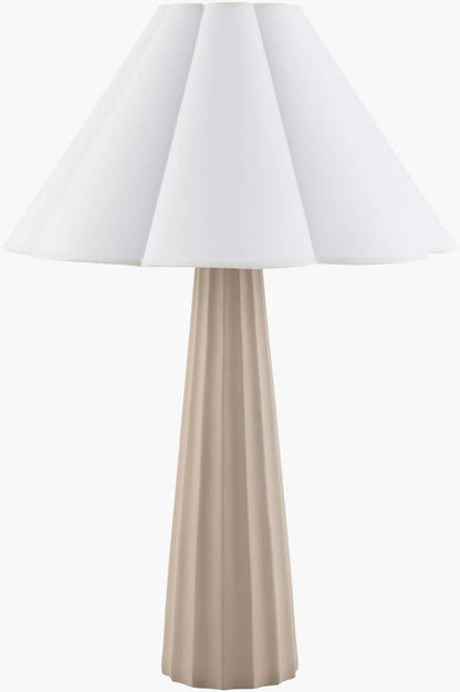 Kym Traditional Gray/White Table Lamp