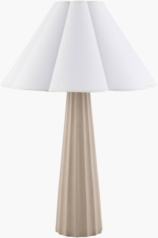 Kym Traditional Gray/White Table Lamp