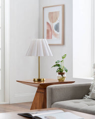 Rocio Modern White Table Lamp