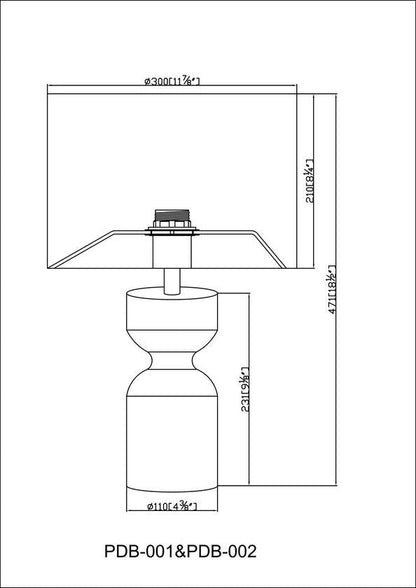 Shaneaka Modern Beige Table Lamp