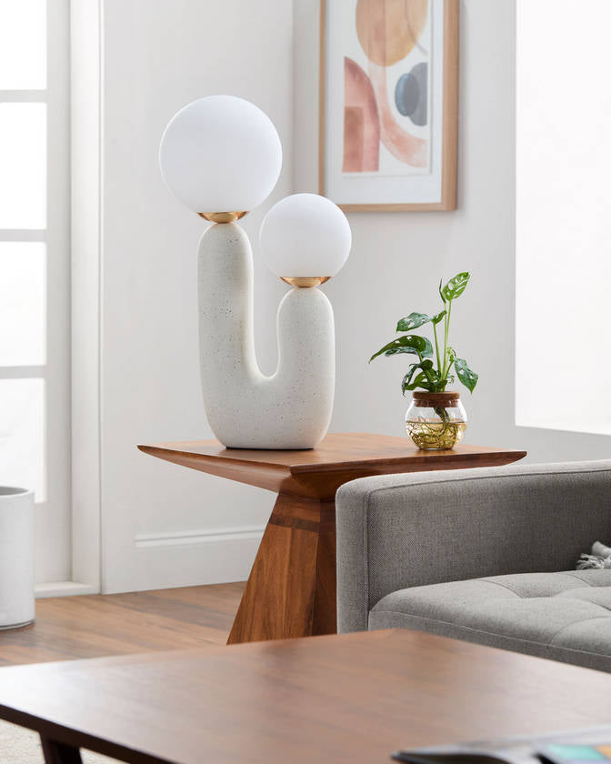 Laurissa Modern White Table Lamp