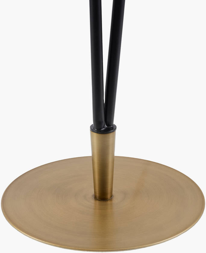 Kayliegh Modern Black/Gold Floor Lamp