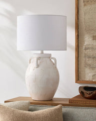 Jordi Traditional White Table Lamp