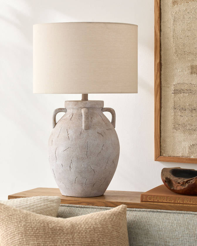 Jordi Traditional Gray Table Lamp