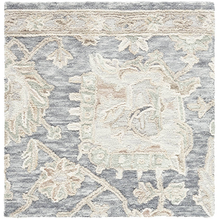 Mahala Traditional Silver Area Rug