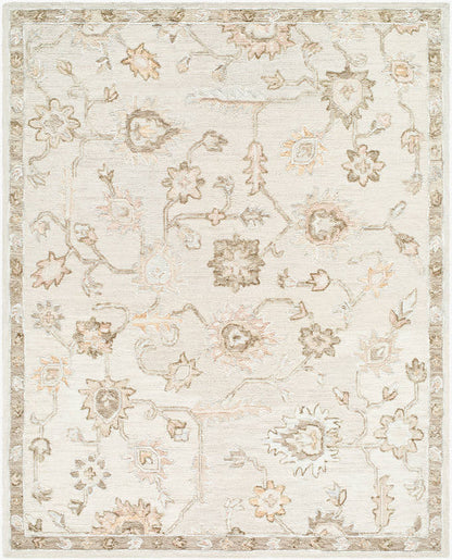 Aesha Traditional Off-White Area Rug