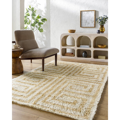 Shalise Cottage Desert Tan Area Rug