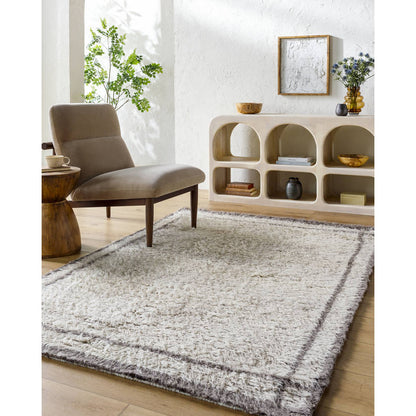 Dwayne Global Warm Grey Area Rug