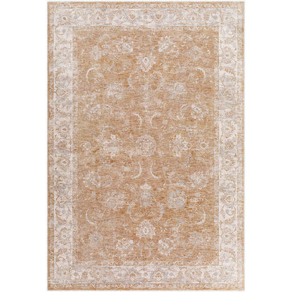 Pennie Traditional Cream/Light Brown Area Rug