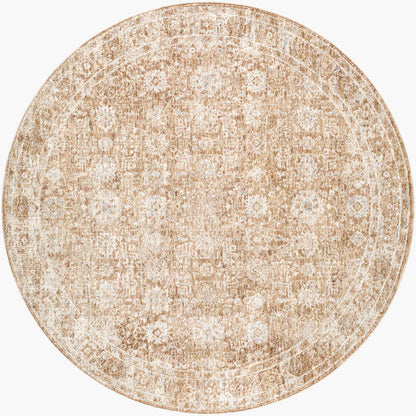 Cassy Traditional Light Brown Area Rug