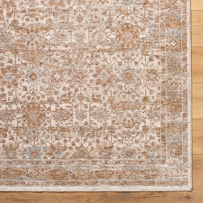 Cassy Traditional Cream/Tan Area Rug
