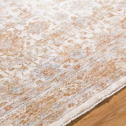 Cassy Traditional Cream/Tan Area Rug
