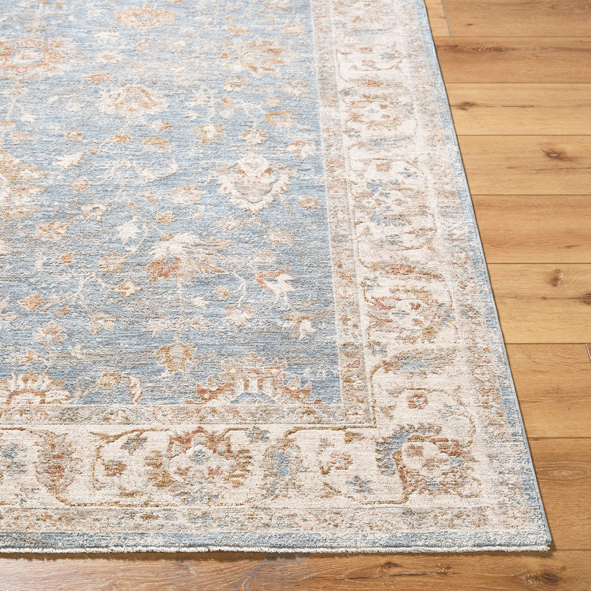 Jomarie Traditional Blue Area Rug