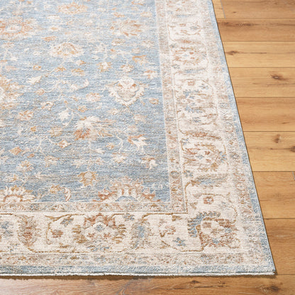 Jomarie Traditional Blue Area Rug