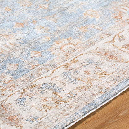 Jomarie Traditional Blue Area Rug