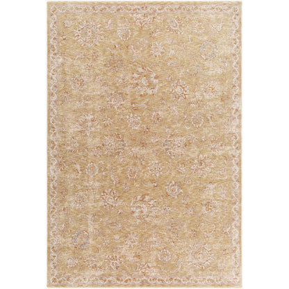Jamell Traditional Light Brown Area Rug