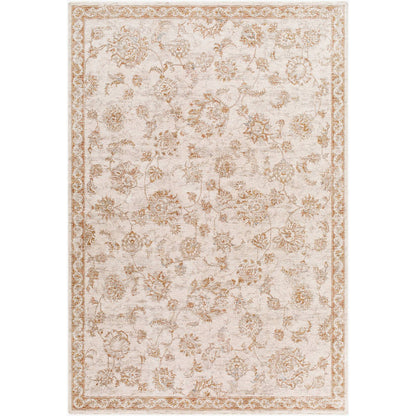 Jamell Traditional Cream Area Rug