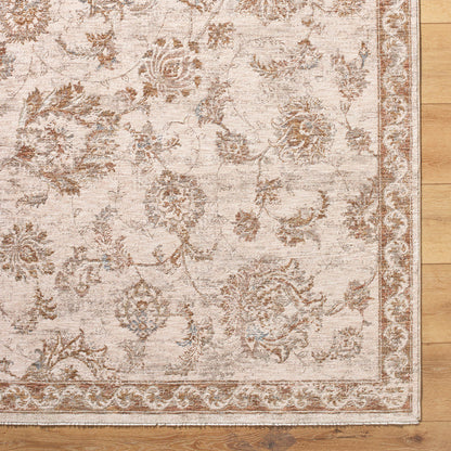 Jamell Traditional Cream Area Rug