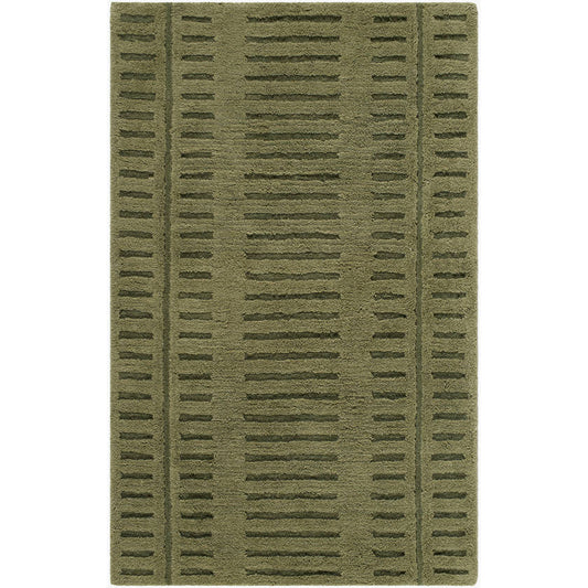 Dadrian Modern Army Green Washable Area Rug
