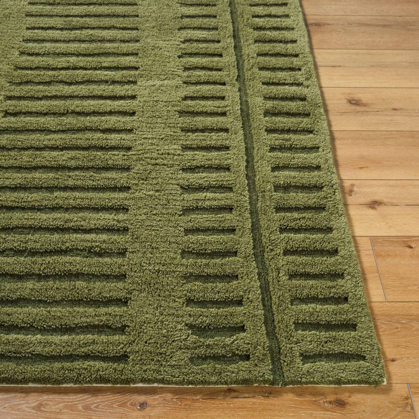 Dadrian Modern Army Green Washable Area Rug