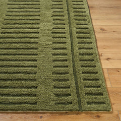 Dadrian Modern Army Green Washable Area Rug