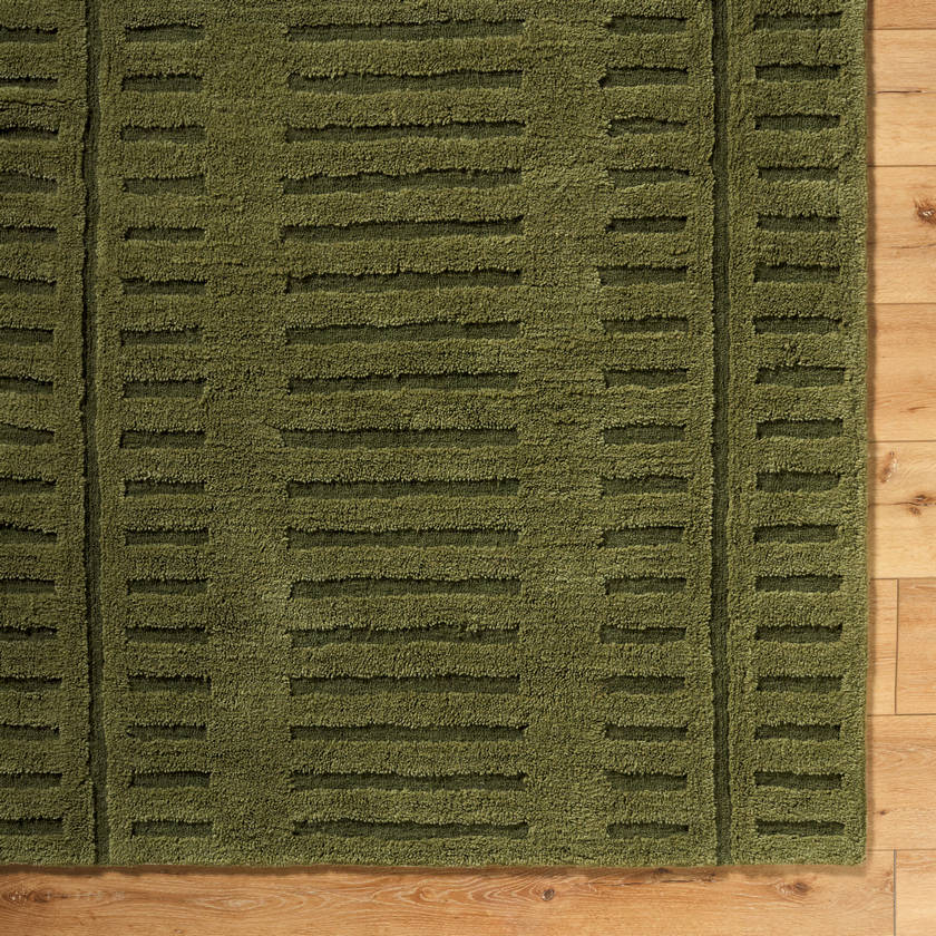 Dadrian Modern Army Green Washable Area Rug