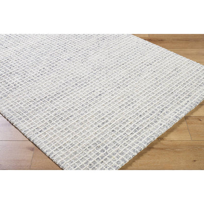Andreas Modern Light Silver/Off-White Area Rug - Vivir x Livabliss
