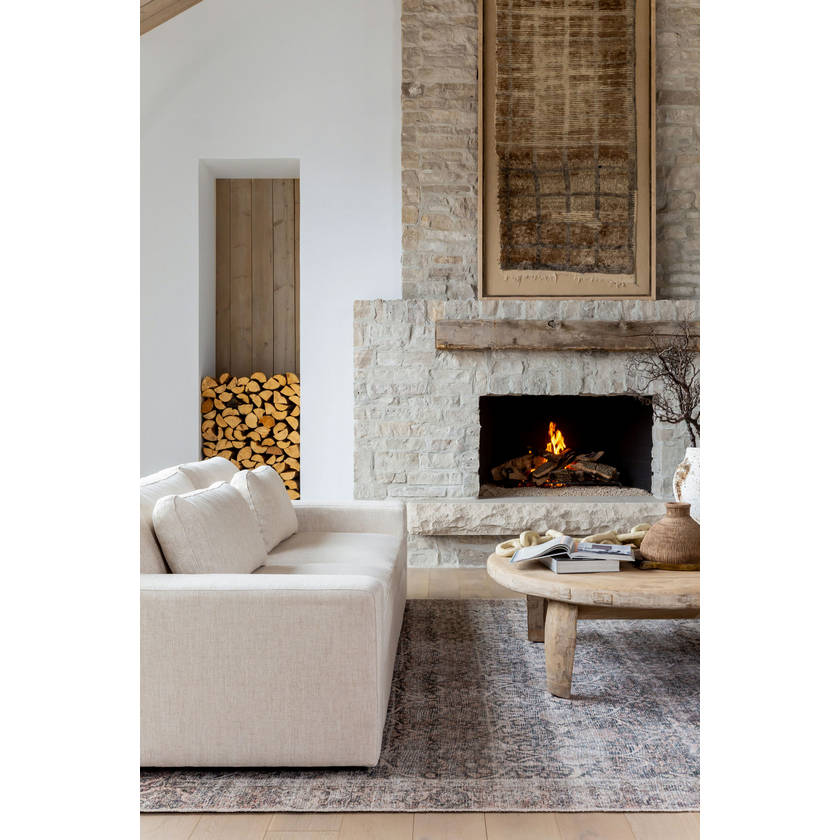 Lorelai Traditional Black Washable Area Rug - Vivir x Livabliss