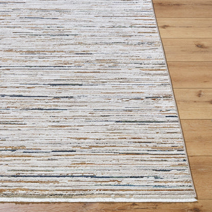 Deliah Modern Taupe Washable Area Rug