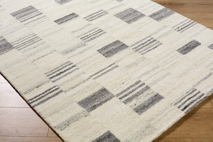 Max Modern Charcoal/Ivory Area Rug - Becki Owen x Livabliss