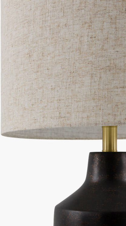 Lenord Cottage Dark Brown Table Lamp
