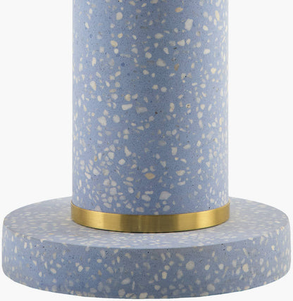 Kamila Traditional Sky Blue Table Lamp