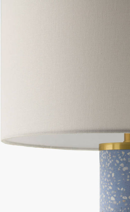 Kamila Traditional Sky Blue Table Lamp