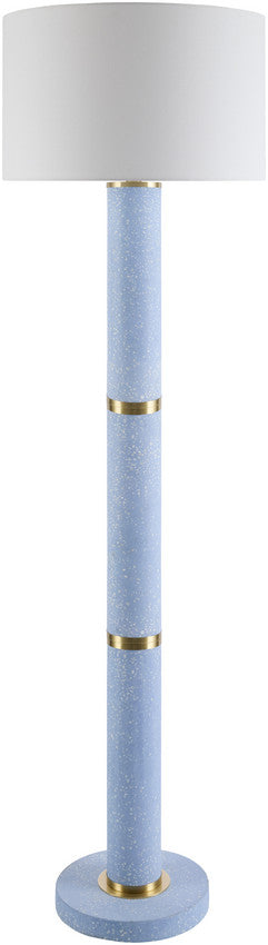 Jamere Traditional Sky Blue Floor Lamp