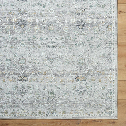 Audria Traditional Light Sage Area Rug