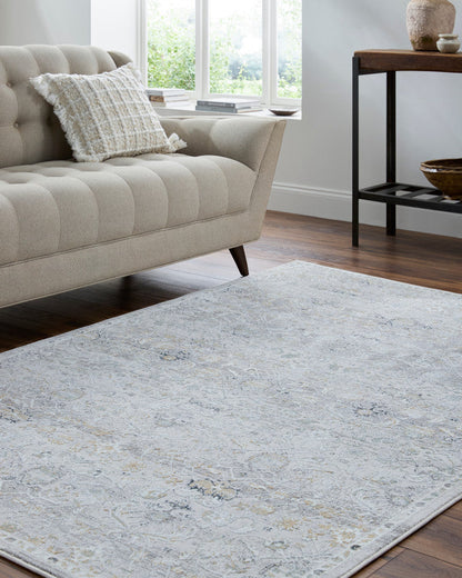 Audria Traditional Light Sage Area Rug