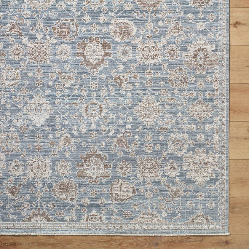 Joya Traditional Denim Area Rug