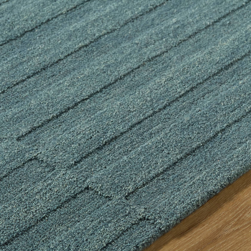 Idaho Modern Slate Blue Area Rug - Our PNW Home x Livabliss