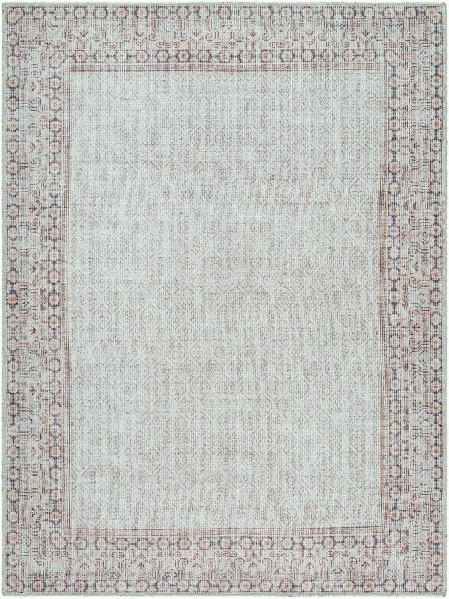 Rainier Cottage Dark Brown/Light Slate Washable Area Rug - Our PNW Home x Livabliss