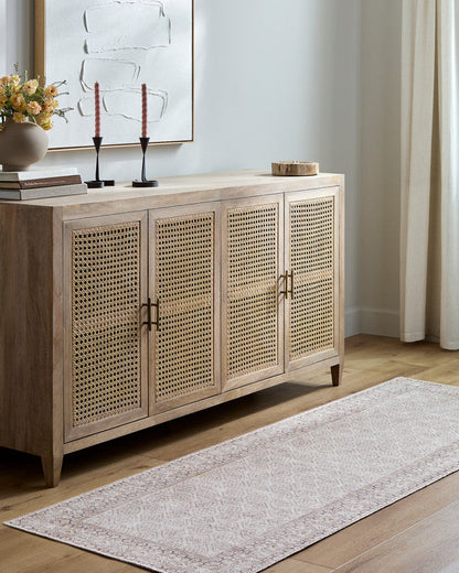 Rainier Cottage Dark Brown/Light Slate Washable Area Rug - Our PNW Home x Livabliss