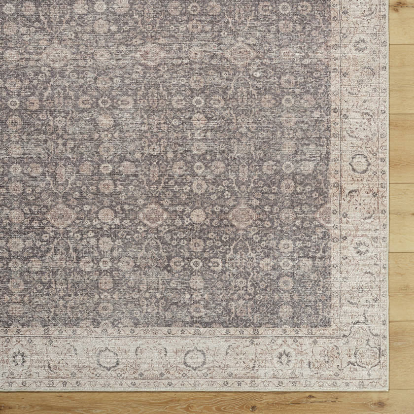 Spokane Traditional Charcoal/Tan Area Rug - Our PNW Home x Livabliss