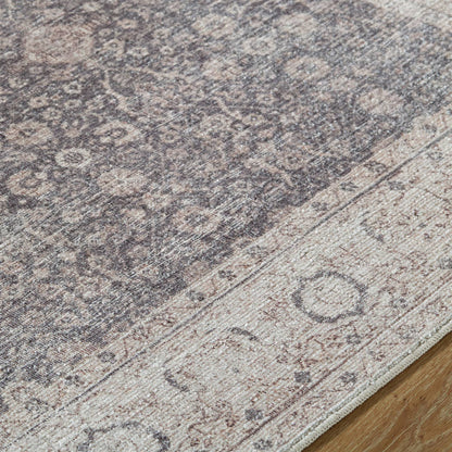 Spokane Traditional Charcoal/Tan Area Rug - Our PNW Home x Livabliss