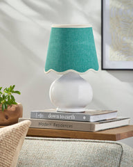 Kolleen Cottage White/Green Table Lamp